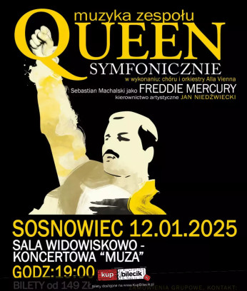 Sosnowiec Wydarzenie Koncert QUEEN SYMFONICZNIE po raz pierwszy w SOSNOWCU - Sala Widowiskowo-Koncertowa "MUZA"