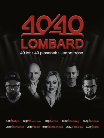 Sosnowiec Wydarzenie Koncert Lombard "Trasa 40/40"