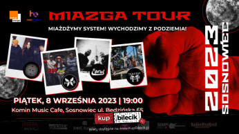 Sosnowiec Wydarzenie Koncert MIAZGA TOUR 2023 | Sosnowiec | Holly Blue - Umma - Tempest - Esperal | 08.09.2023